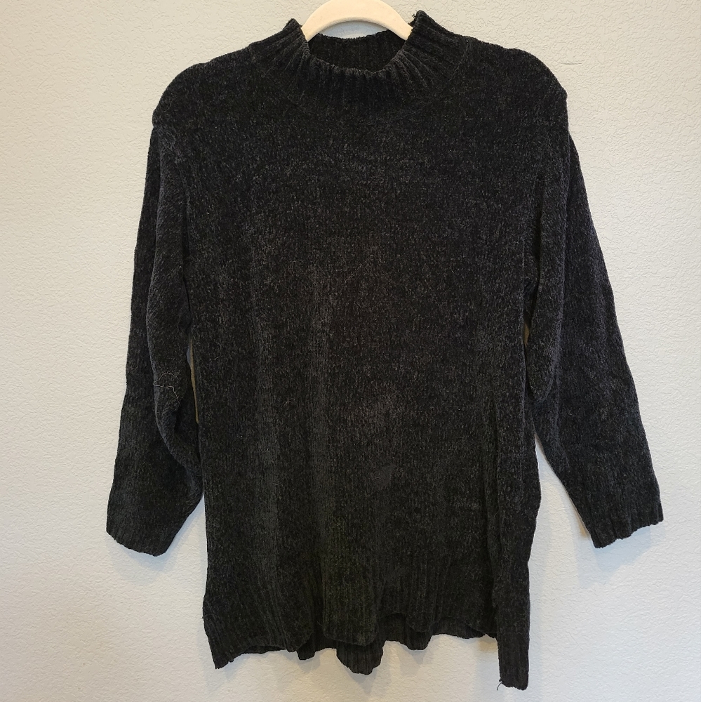 Long SAG Harbor mock neck Dress